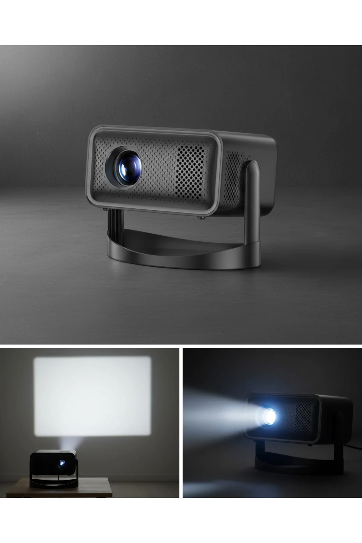 Ev Sineması İçin 150 İnç Led Projeksiyon Wifi Bluetooth Destekli