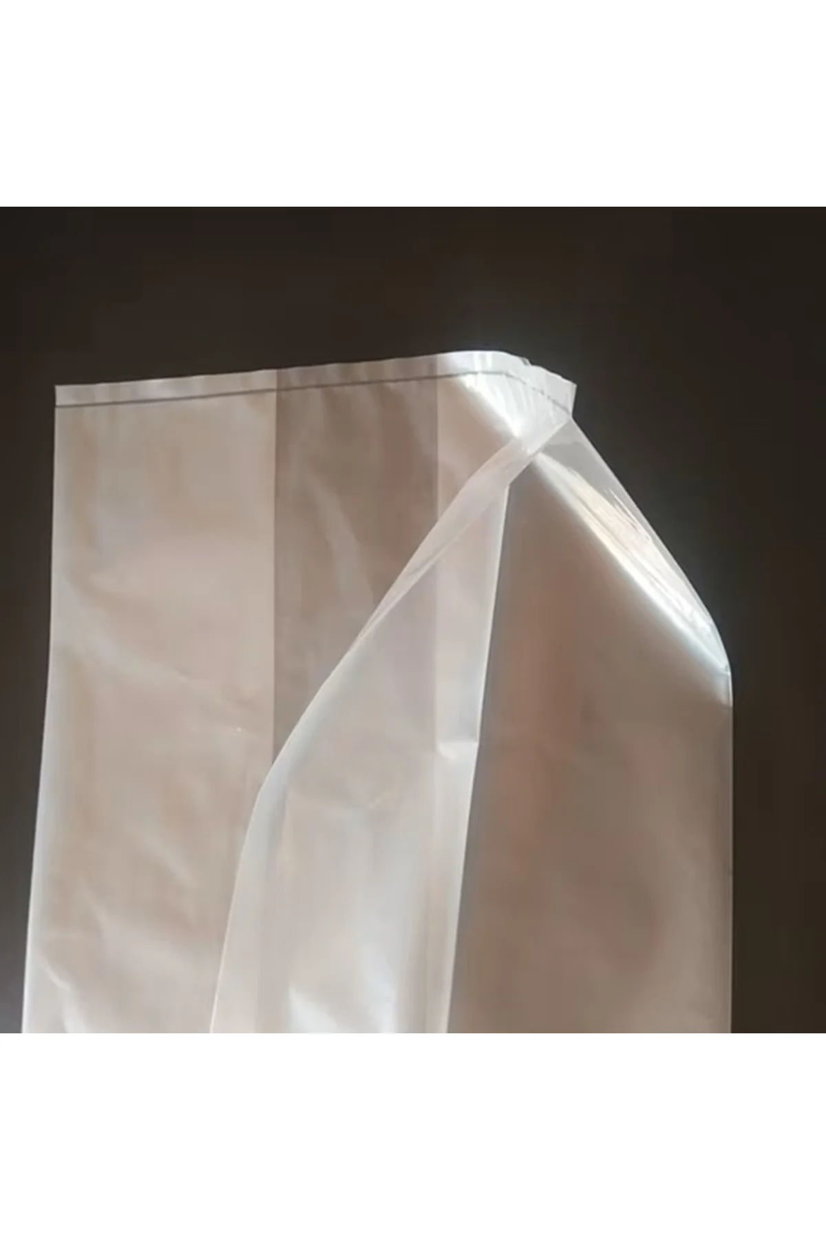 Ev Taşıma Torbası Çok Amaçlı Plastik Çuval 60x(15 15)x130cm Krem 