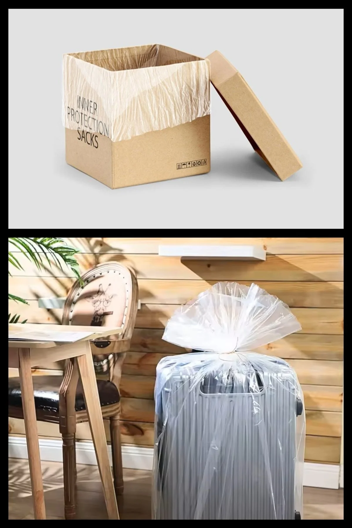 Ev Taşıma Torbası Çok Amaçlı Plastik Çuval 60x(15 15)x130cm Krem 