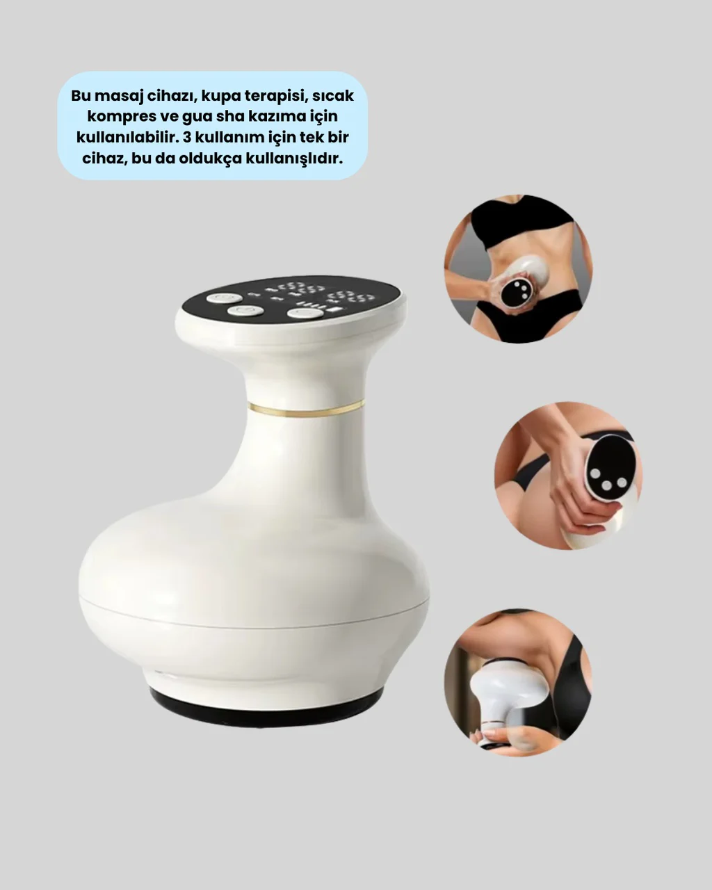 Ev Tipi 3 Ü 1 Arada Masaj Cihazı Ve Renkli