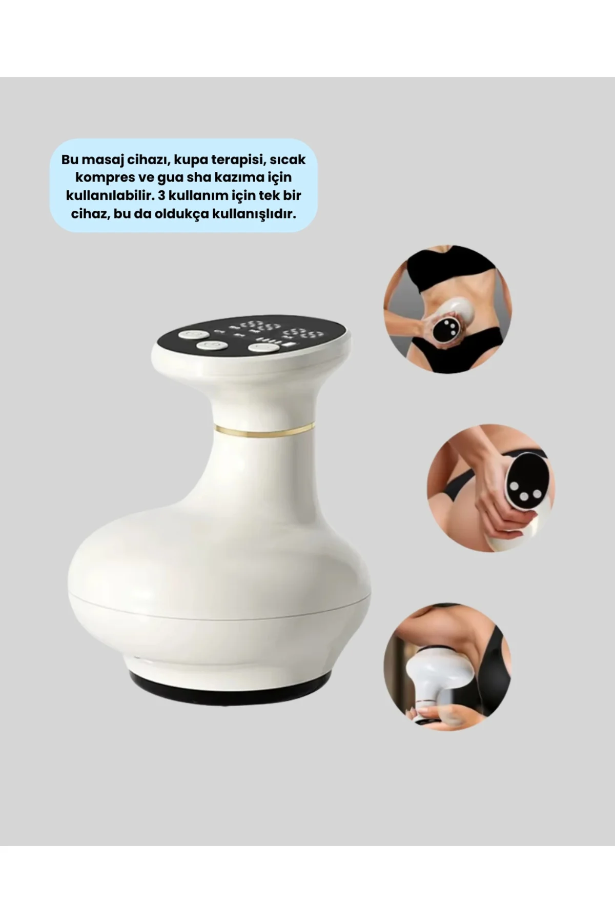 Ev Tipi 3’ü 1 Arada Masaj Cihazı Sıkılaştırıcı ve Rahatlatıcı