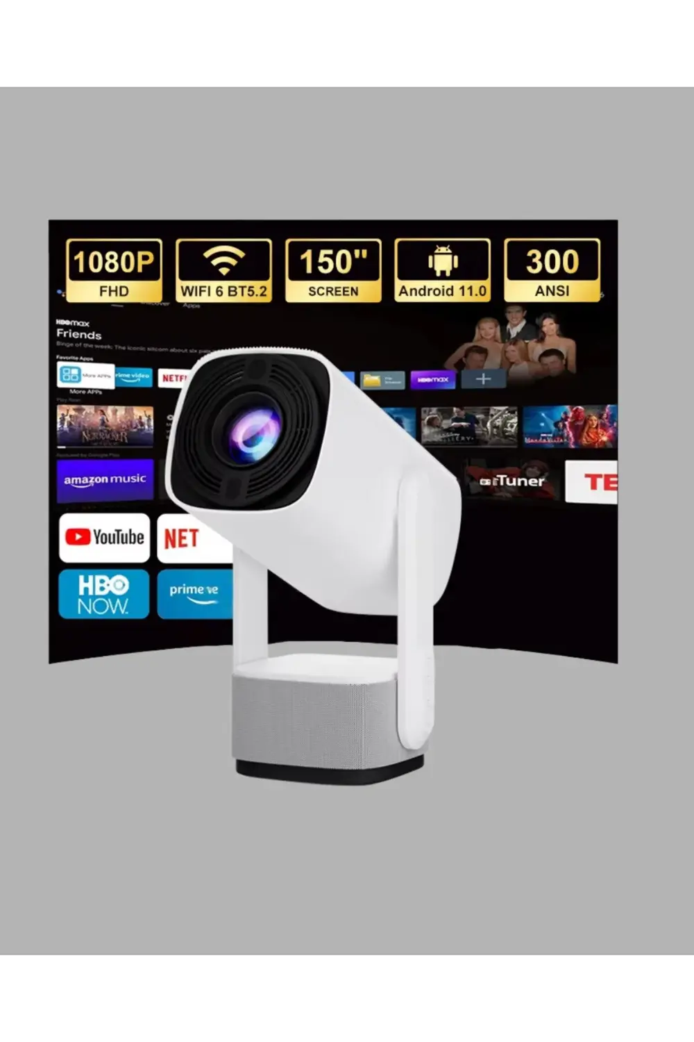 Ev Tipi 720p HD Projeksiyon Cihazı