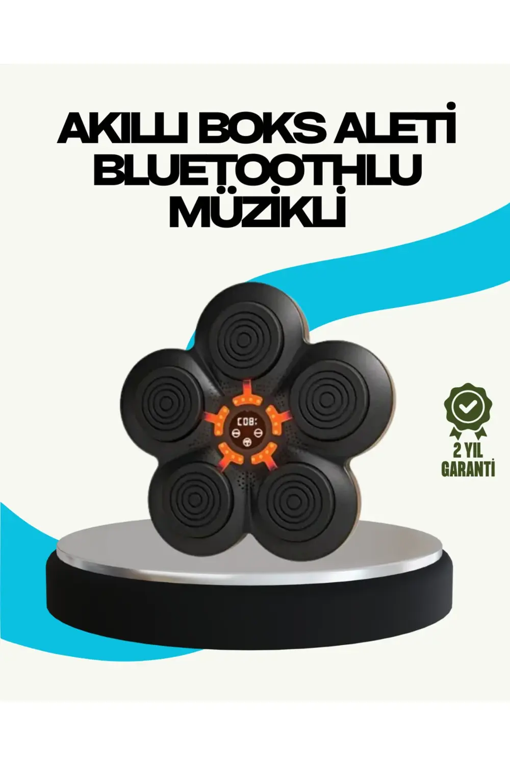 Ev Tipi Akıllı Boks Duvar Paneli Müzikli Bluetoothlu Refleks Geli