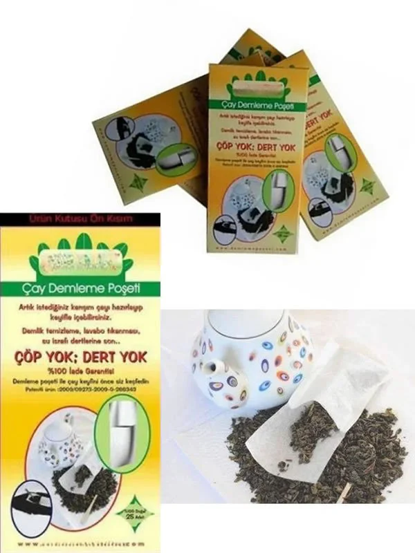 Ev Tipi Çay Demleme Poşeti 25Li Paket Ev Tipi Çay Demleme Poşeti 25Li Paket