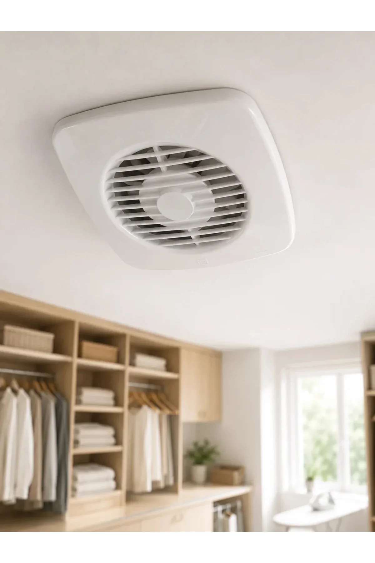 Ev Tipi Dekoratif Aspiratör 16 W 180 m³/h Banyo Mutfak WC Havalandırma Çözümü