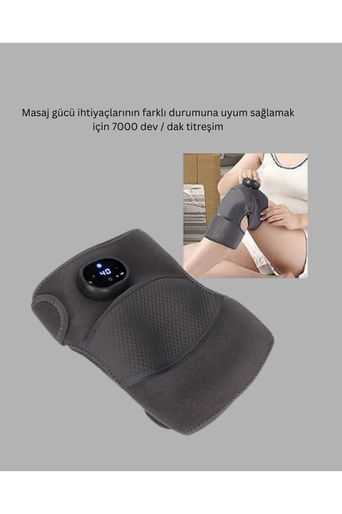 Ev Tipi Isı ve Titreşim Destekli Diz Masaj Aleti - Lisinya Ev Tipi Isı ve Titreşim Destekli Diz Masaj Aleti - Lisinya