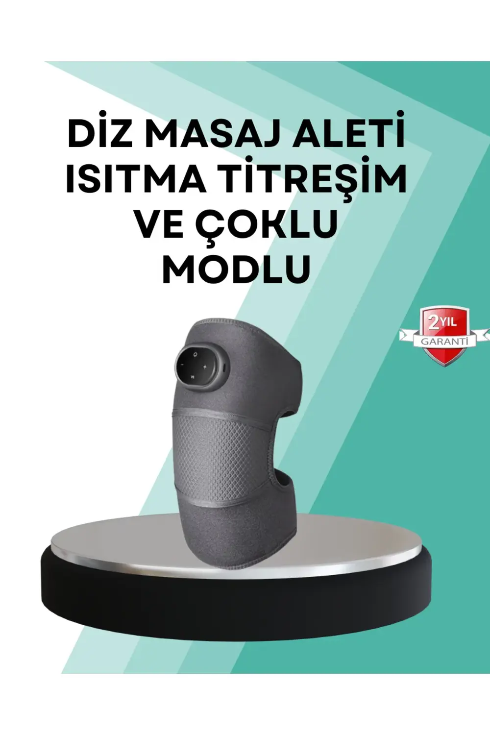 Ev Tipi Isı ve Titreşim Destekli Diz Masaj Aleti