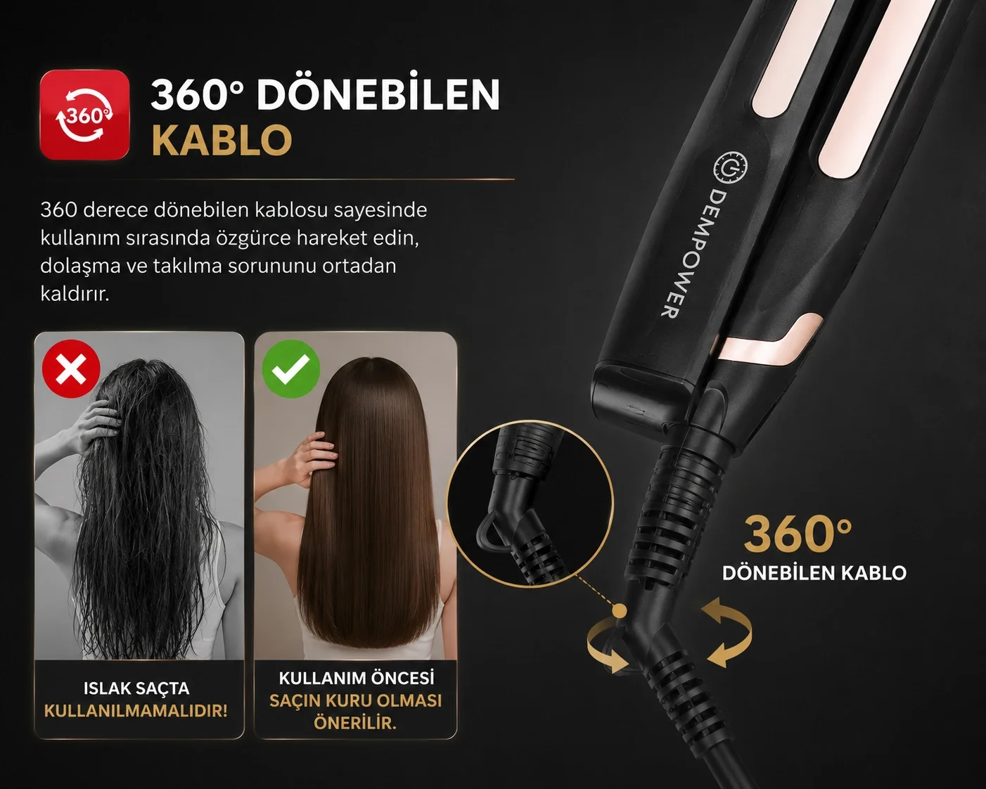 Ev Tipi Kullanıma Uygun Saç Tost Makinesi Dalgalı ve Kabartmalı S