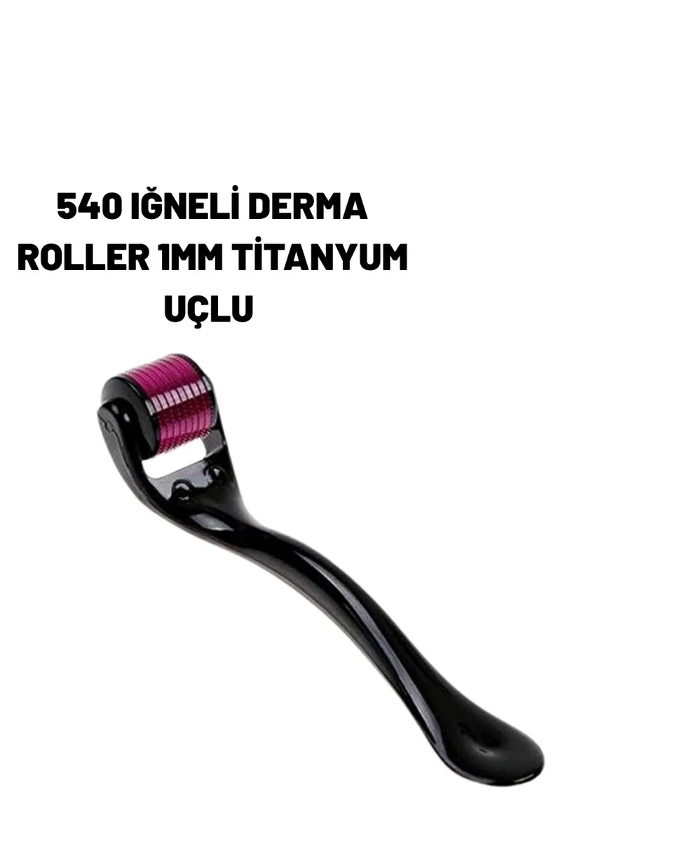 Ev Tipi Mikro İğneli Cilt Bakım Aleti – 1 mm Titanyum Roller | Cilt Yenileme ve Serum Emme