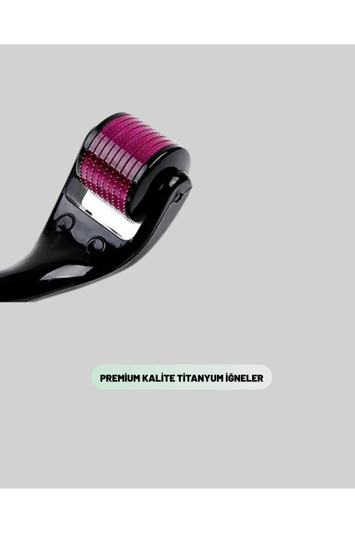 Ev Tipi Mikro İğneli Cilt Bakım Aleti – 1 mm Titanyum Roller - Li