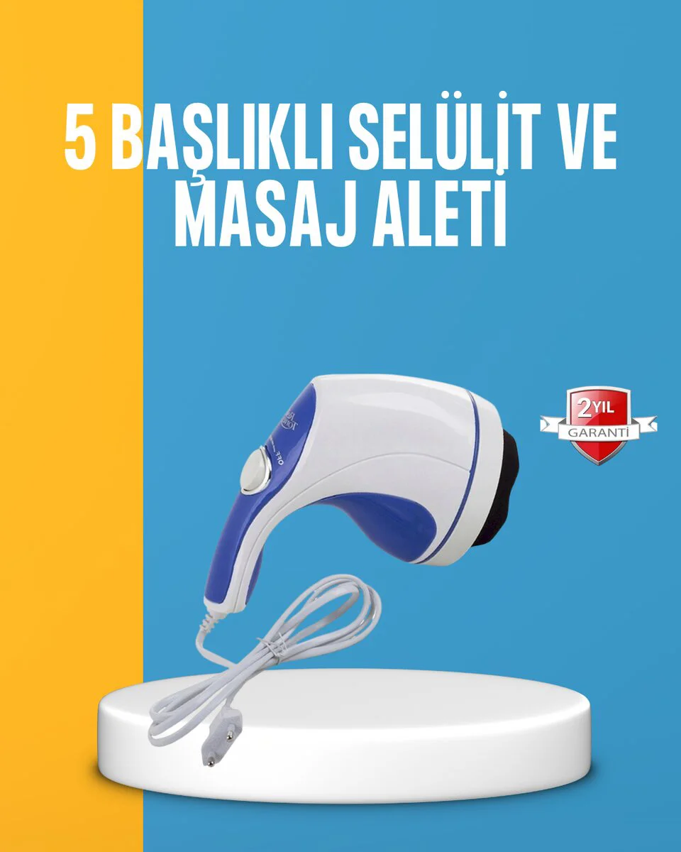 Ev Tipi Profesyonel Masaj Aleti – Tüm Vücut İçin Yağ Yakıcı Selülit Giderici
