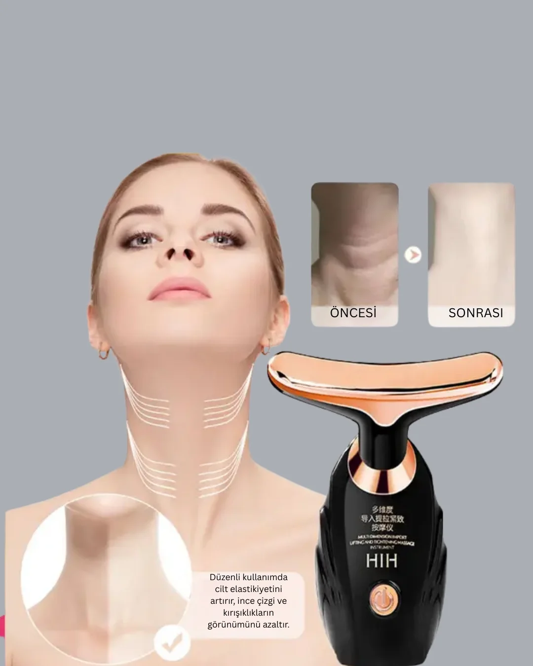 Ev Tipi Profesyonel Cilt Bakım Masaj Cihazı Yeni Nesil