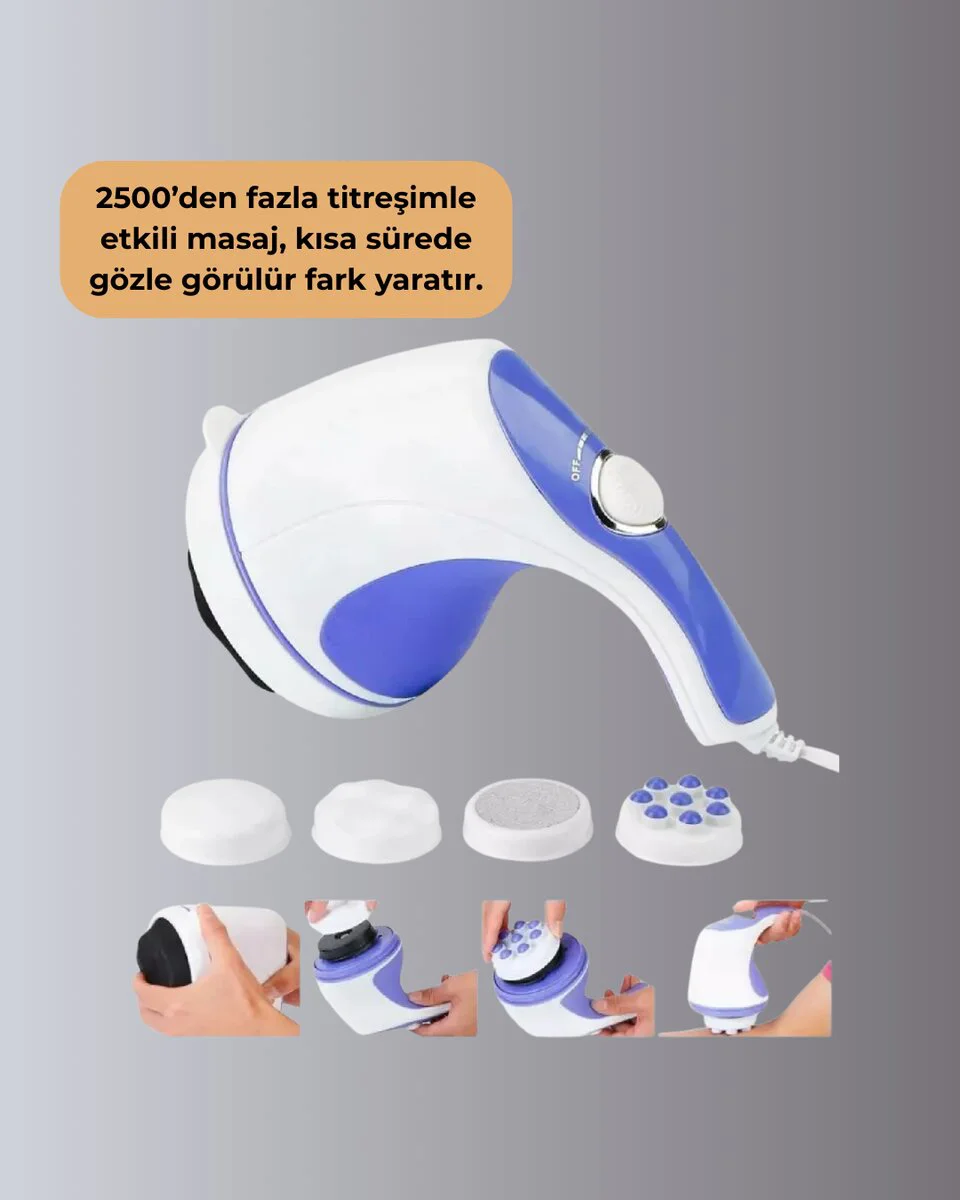 Ev Tipi Profesyonel Masaj Aleti – Tüm Vücut İçin Yağ Yakıcı Selülit Giderici