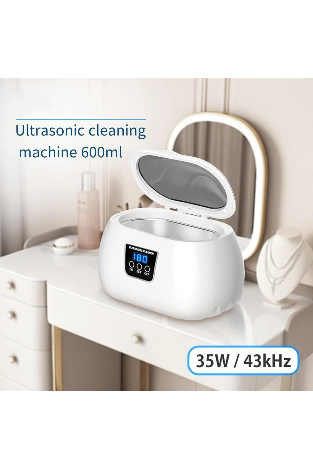 Ev Ultrasonik Temizleme Makinesi Küçük Çok Fonksiyonlu Temizleme 