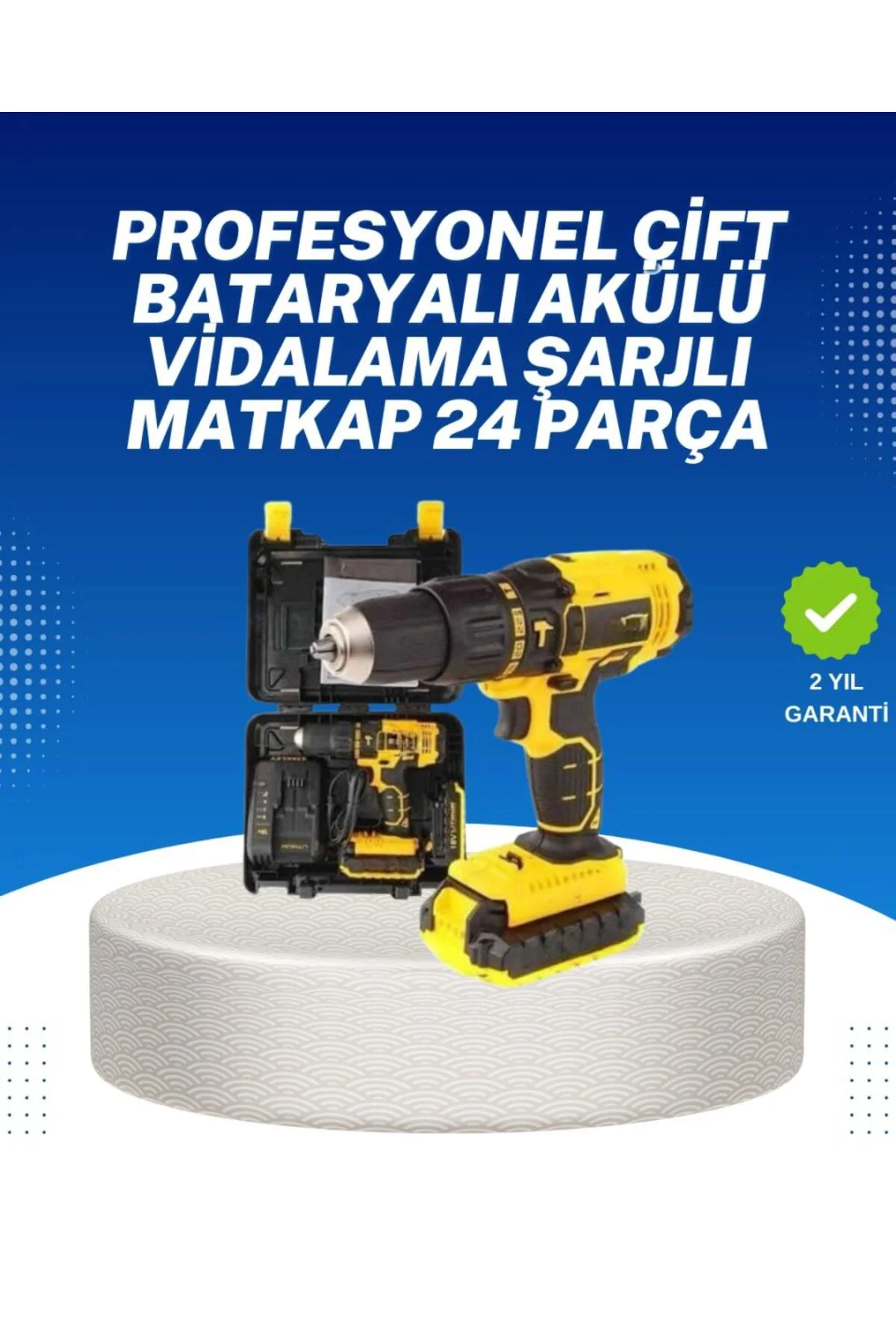 Ev Ve Atölye İçin 12v Akülü Matkap | Plastik Mandren Ve Metal Şan