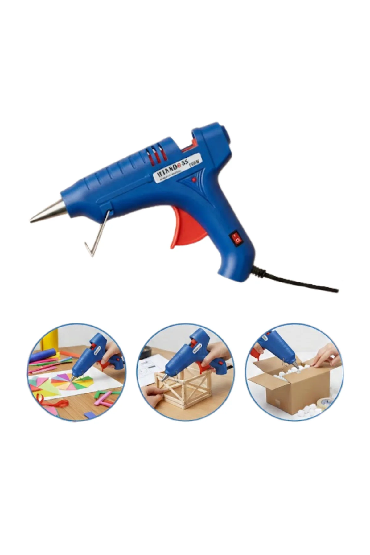 Ev ve El İşi Çalışmaları İçin 20W Silikon Tabancası 7.5 mm Uyumlu