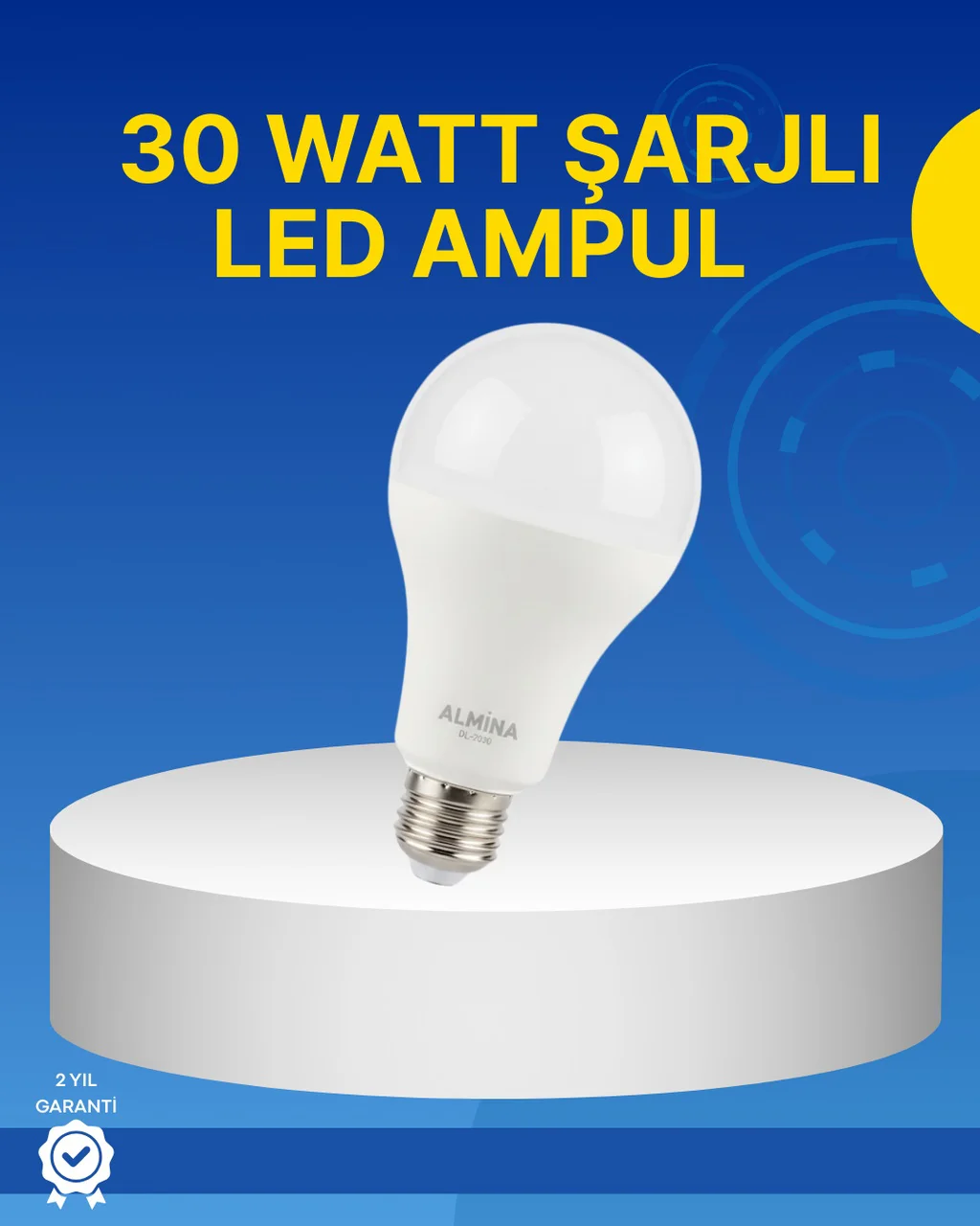 Ev Ve İş Yeri İçin Şarjlı Led Ampul - Lisinya Diğer