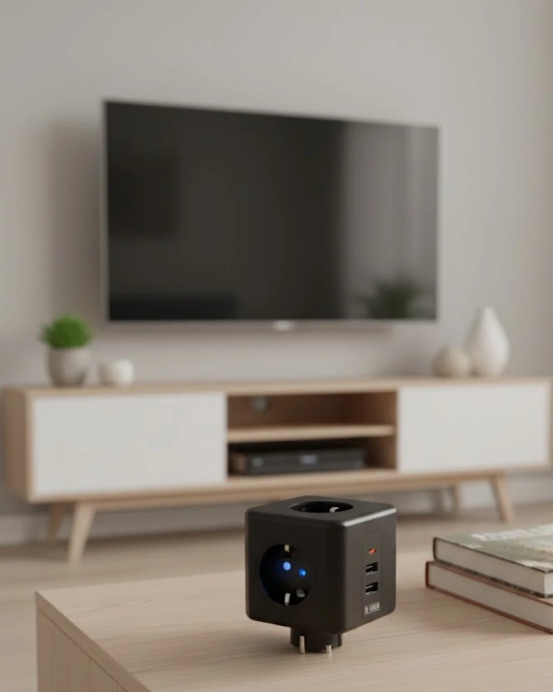 Ev ve Ofis Kullanımı İçin Akım Korumalı USB Girişli Priz