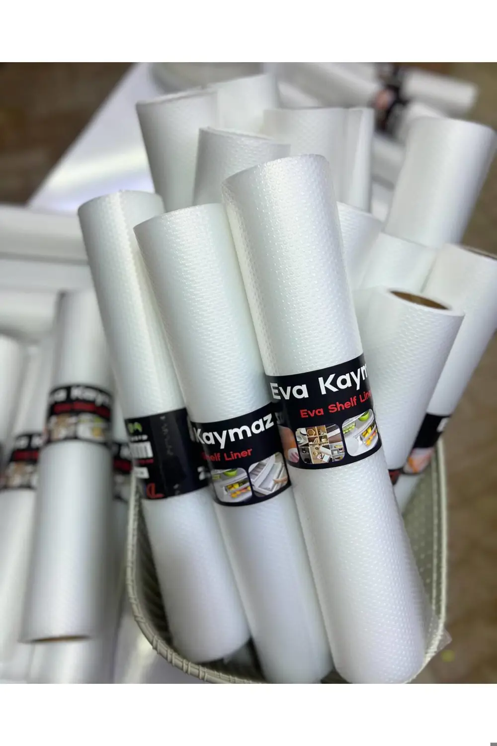 Eva 10 Metre Şeffaf Raf Örtüsü Dolap Ve Çekmece Içi Kaymaz Kaydır