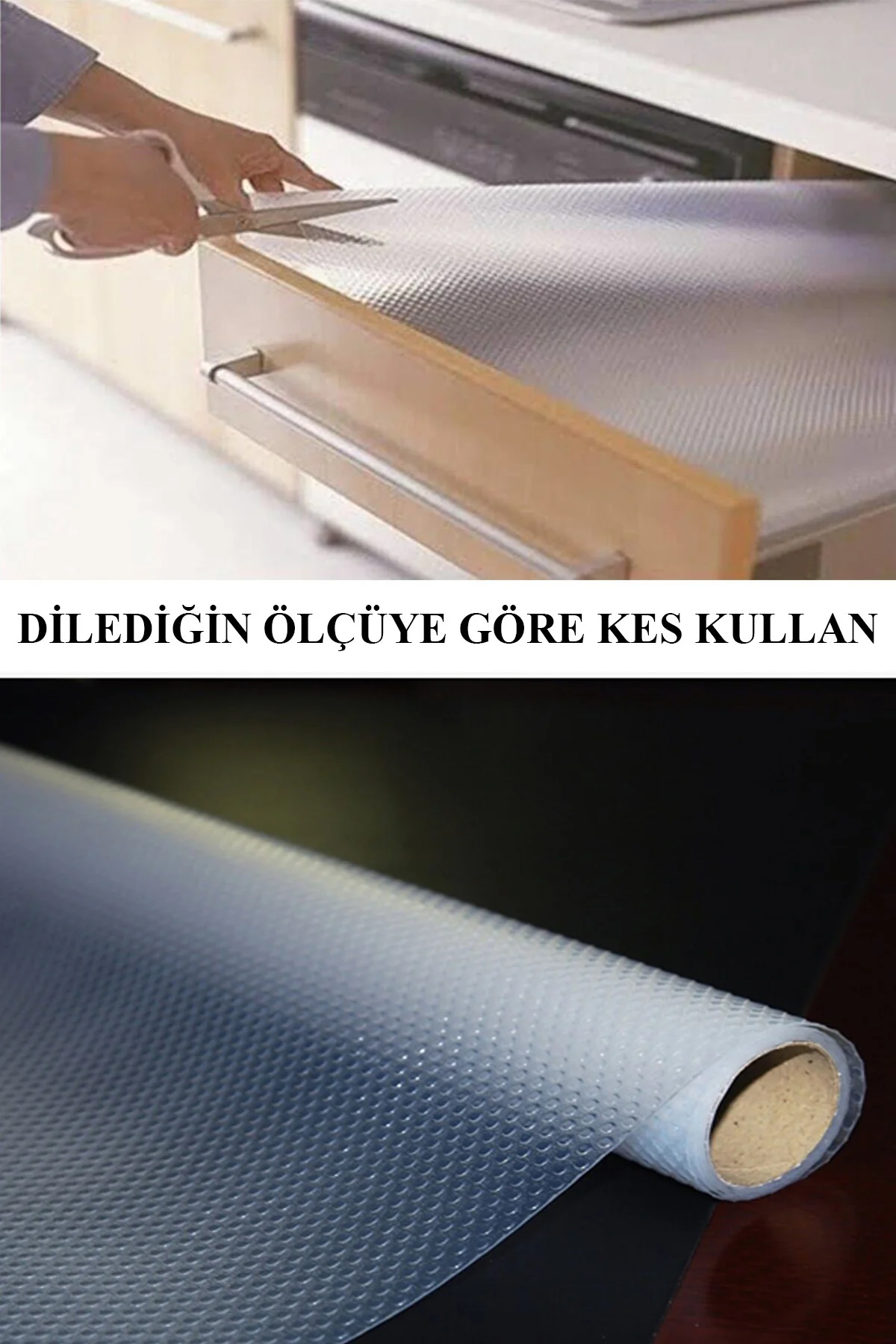 Eva Raflık Kaymaz Dolap Içi Çekmece Raf Örtüsü Kaydırmaz 45 Cm X 