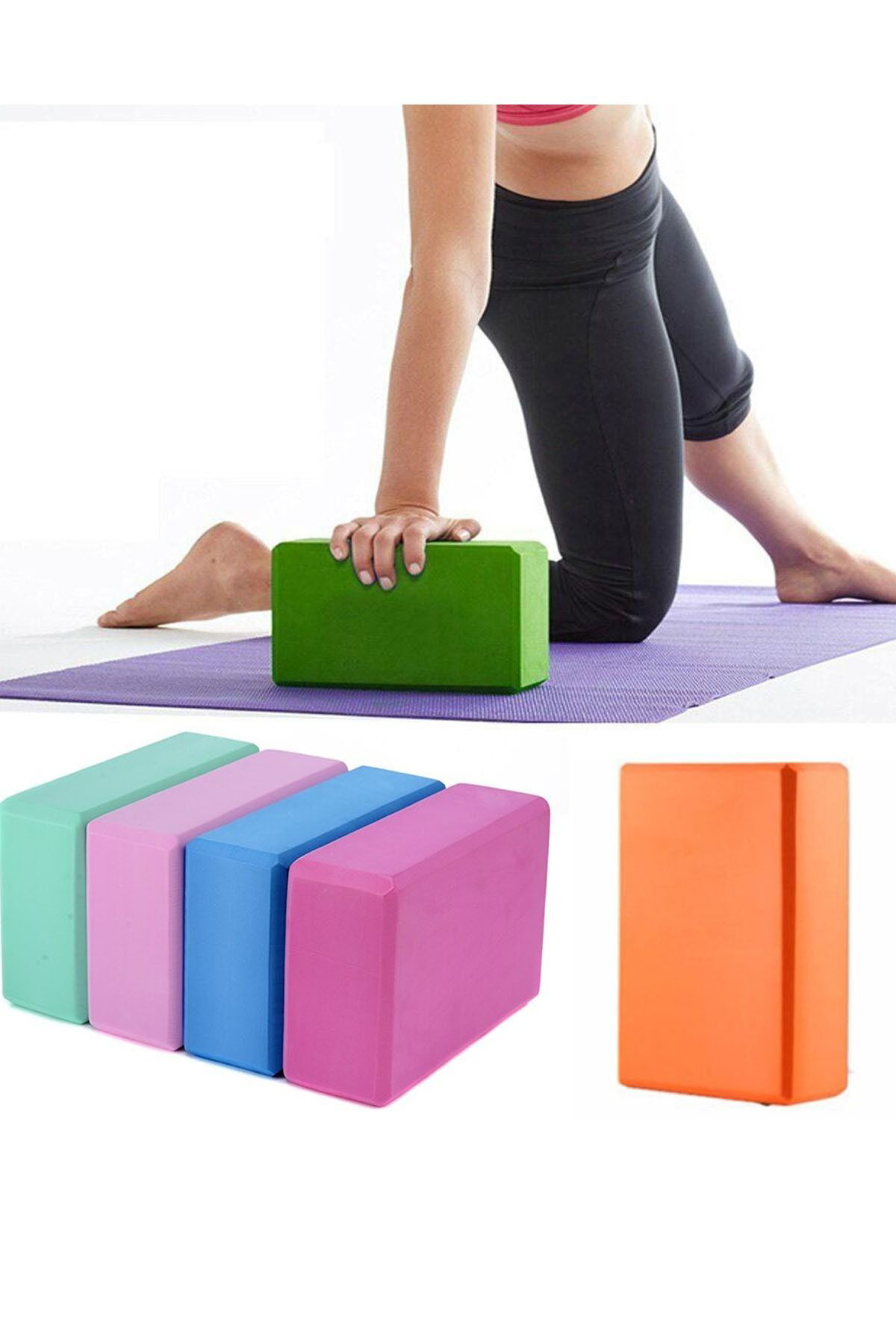Jet Eva Yoga Blok Yoga Bloğu Yoga Duruş Destek Egzersiz Spor Ekipmani