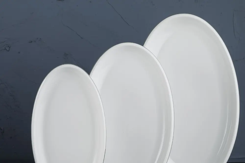 Evaliza Platin Elegant 30 Parça 6 Kişilik Porselen Yemek Takımı