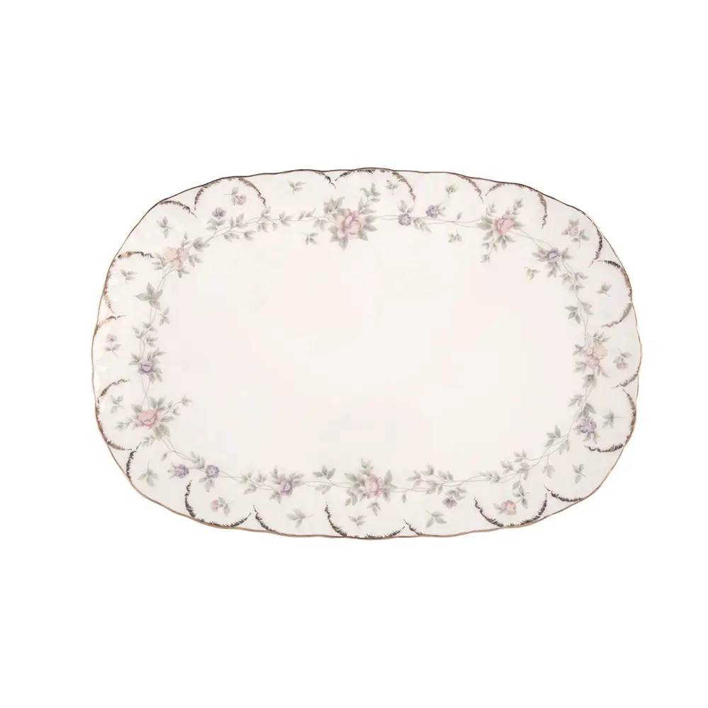 Evaliza Queen's Garden 60 Parça 12 Kişilik Porselen Yemek Takımı 