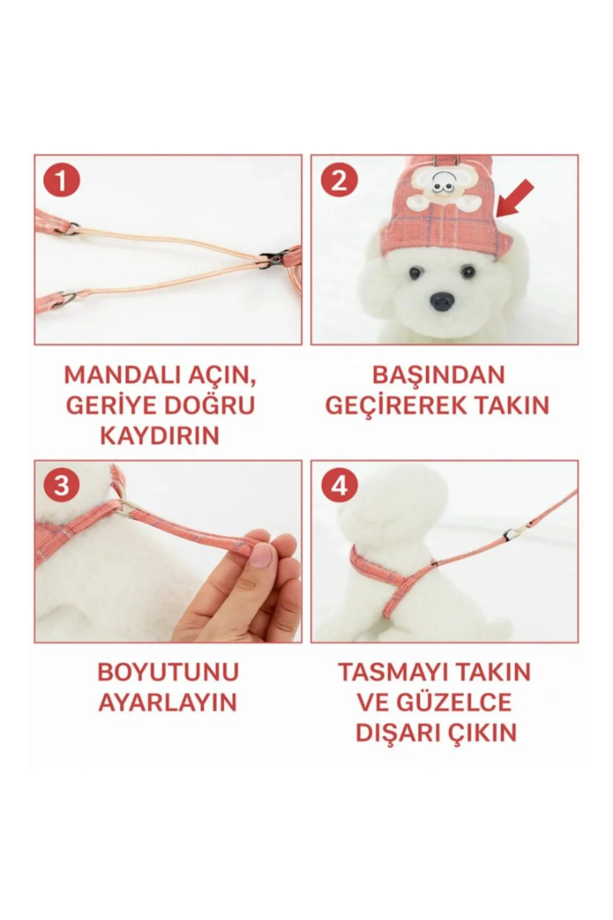 Evcil Hayvan Göğüs Gezdirme Tasması - Set Tasma - Karışık Renk Evcil Hayvan Göğüs Gezdirme Tasması - Set Tasma - Karışık Renk - Görsel 3