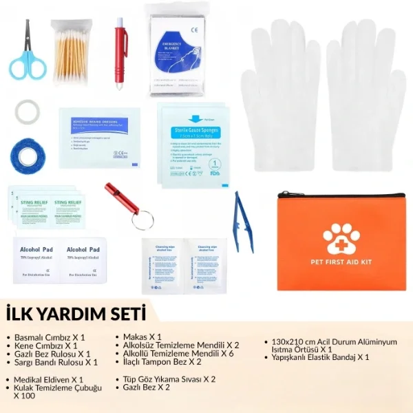 Evcil Hayvan İlk Yardım Seti Çantası Fiyatı, Yorumları ve Özellikleri