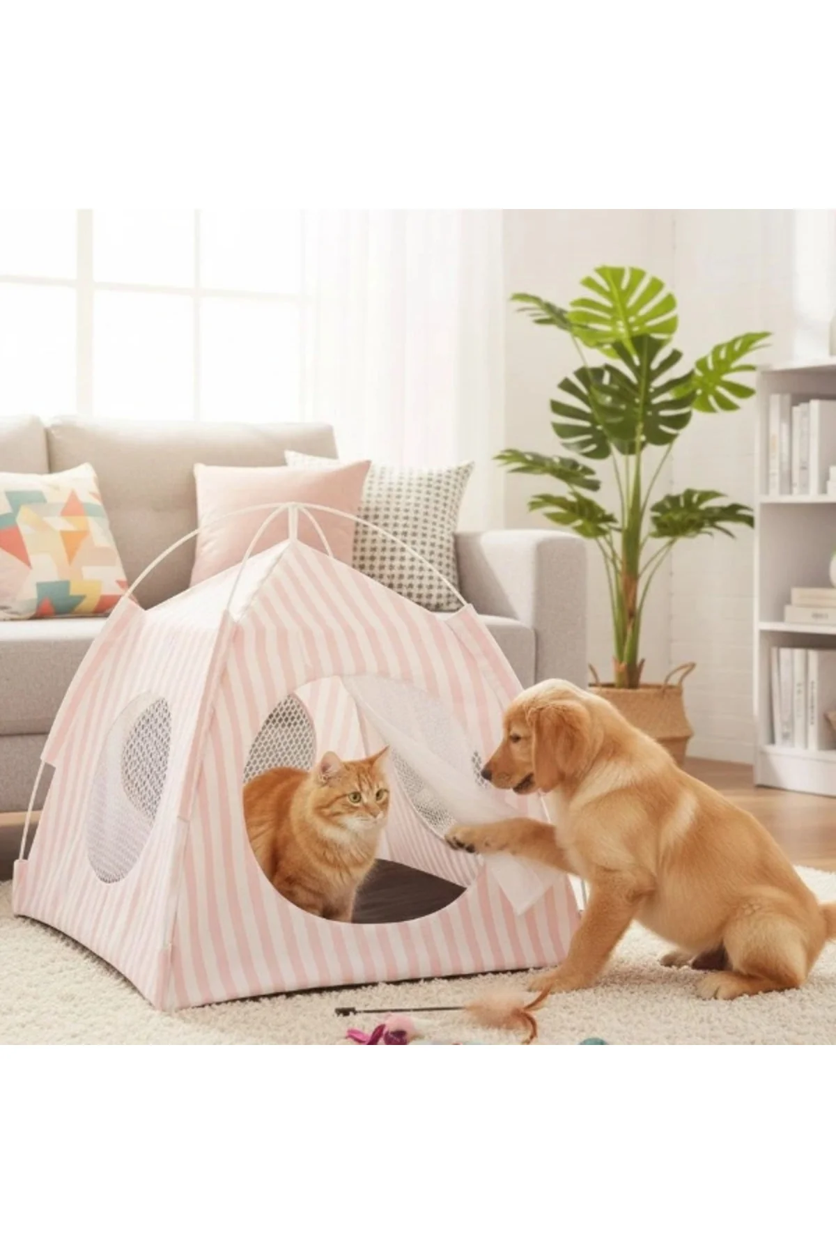 Evcil Hayvan Katlanabilir Oyun Çadırı