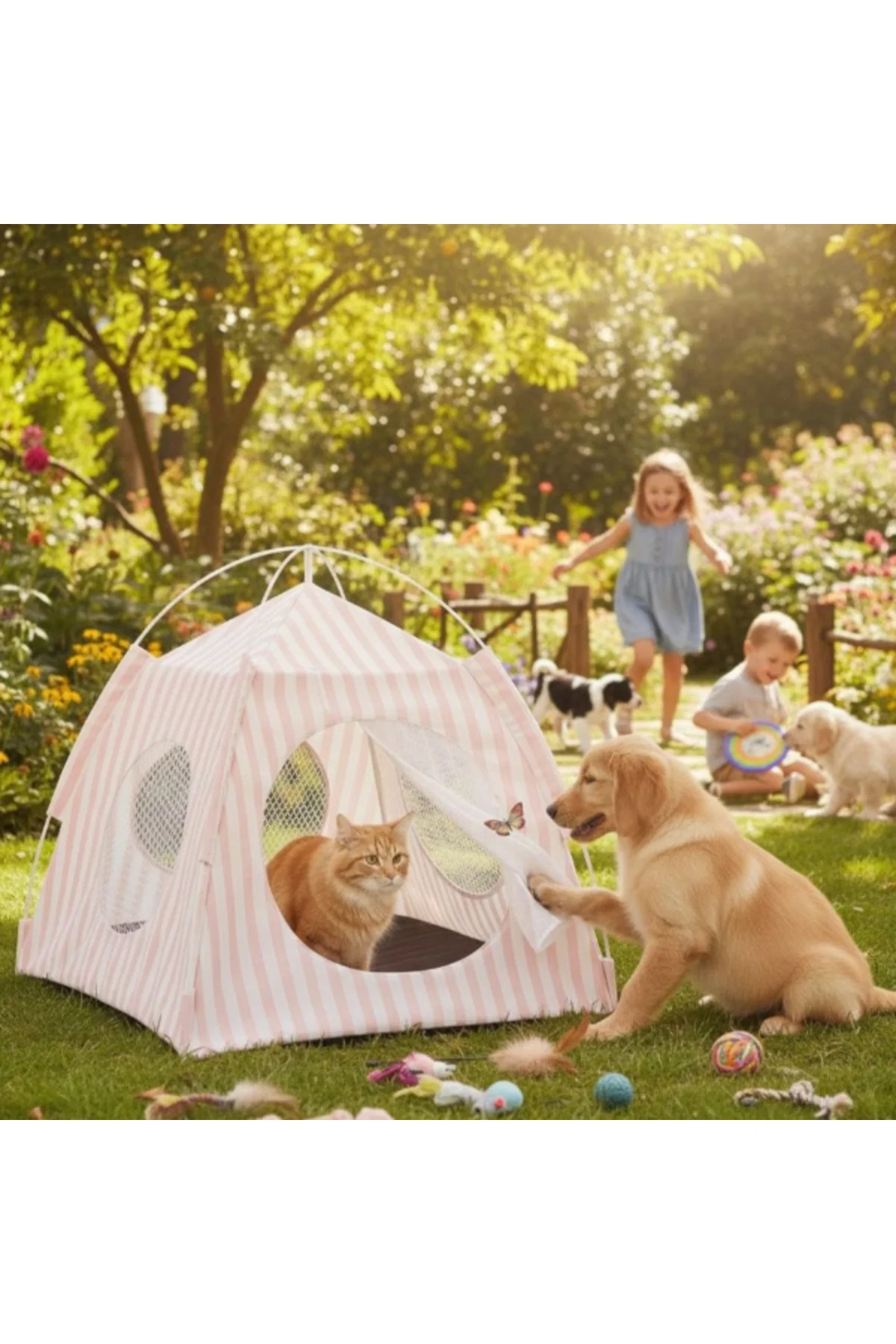Evcil Hayvan Katlanabilir Oyun Çadırı