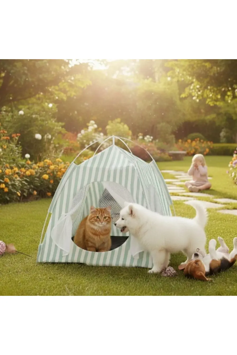 Evcil Hayvan Katlanabilir Oyun Çadırı