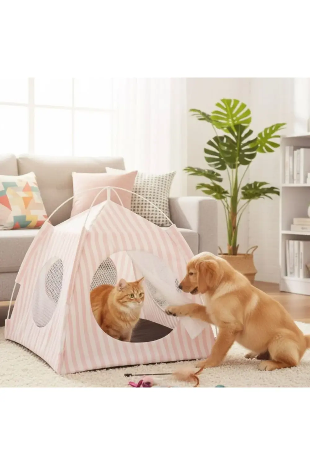 Evcil Hayvan Katlanabilir Oyun Çadırı