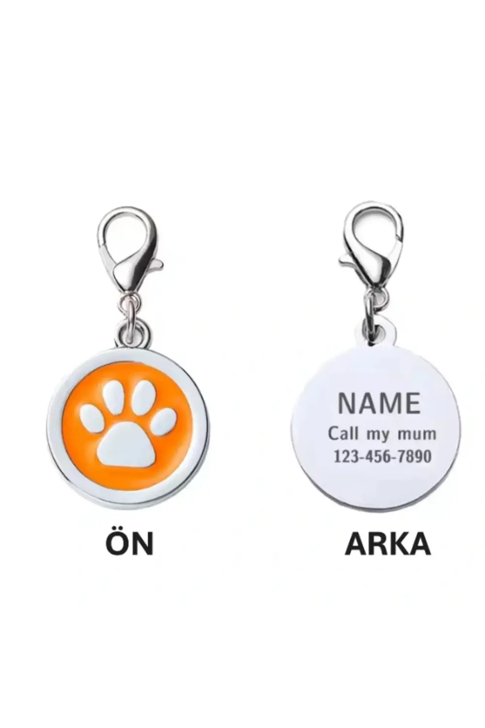 Evcil Hayvan Klipsli Tasma Künyesi