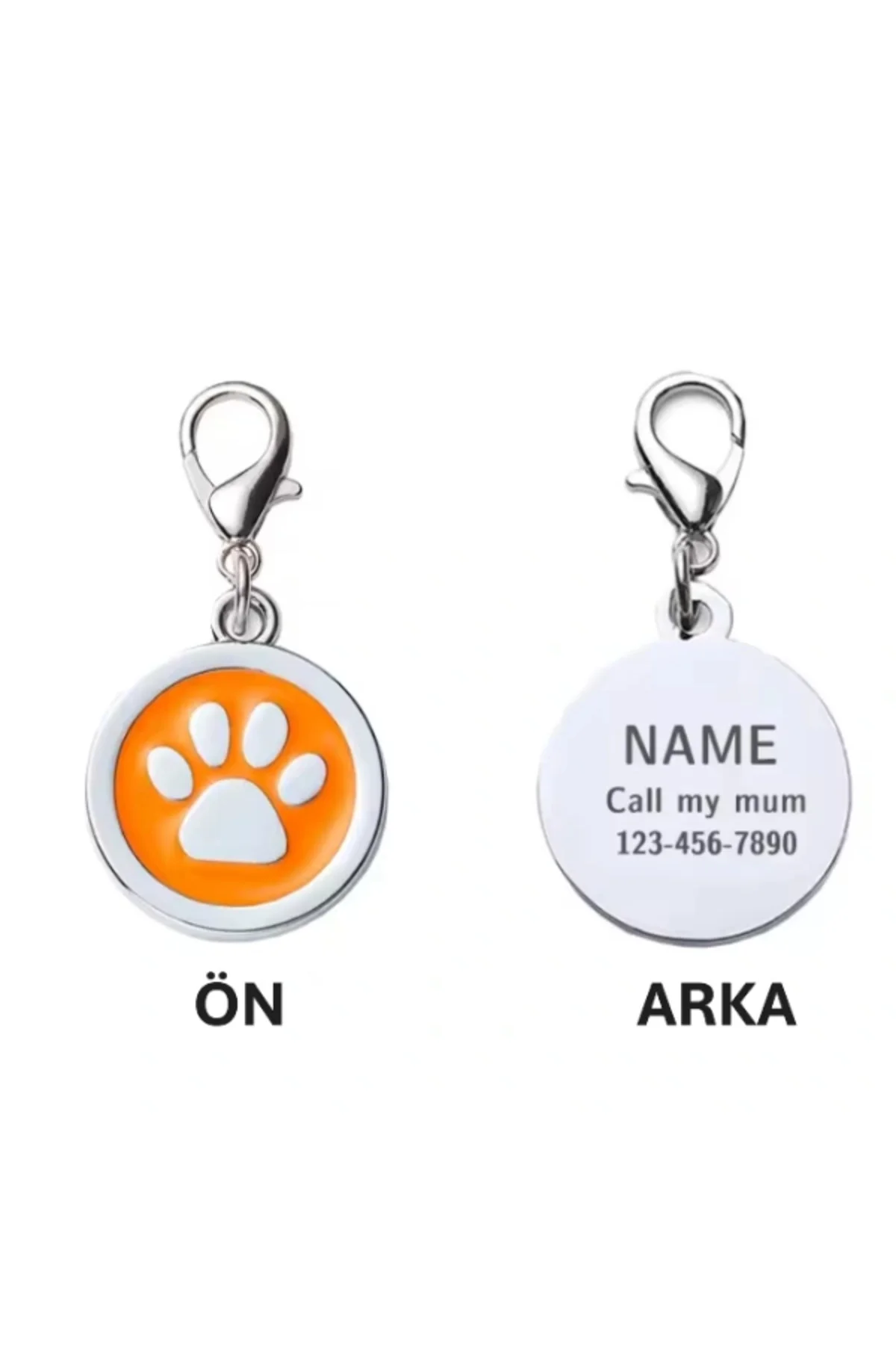 Evcil Hayvan Klipsli Tasma Künyesi