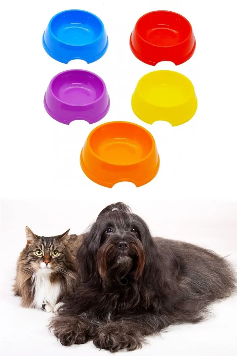 Evcil Hayvan Mama Ve Su Kabı Küçük Boy