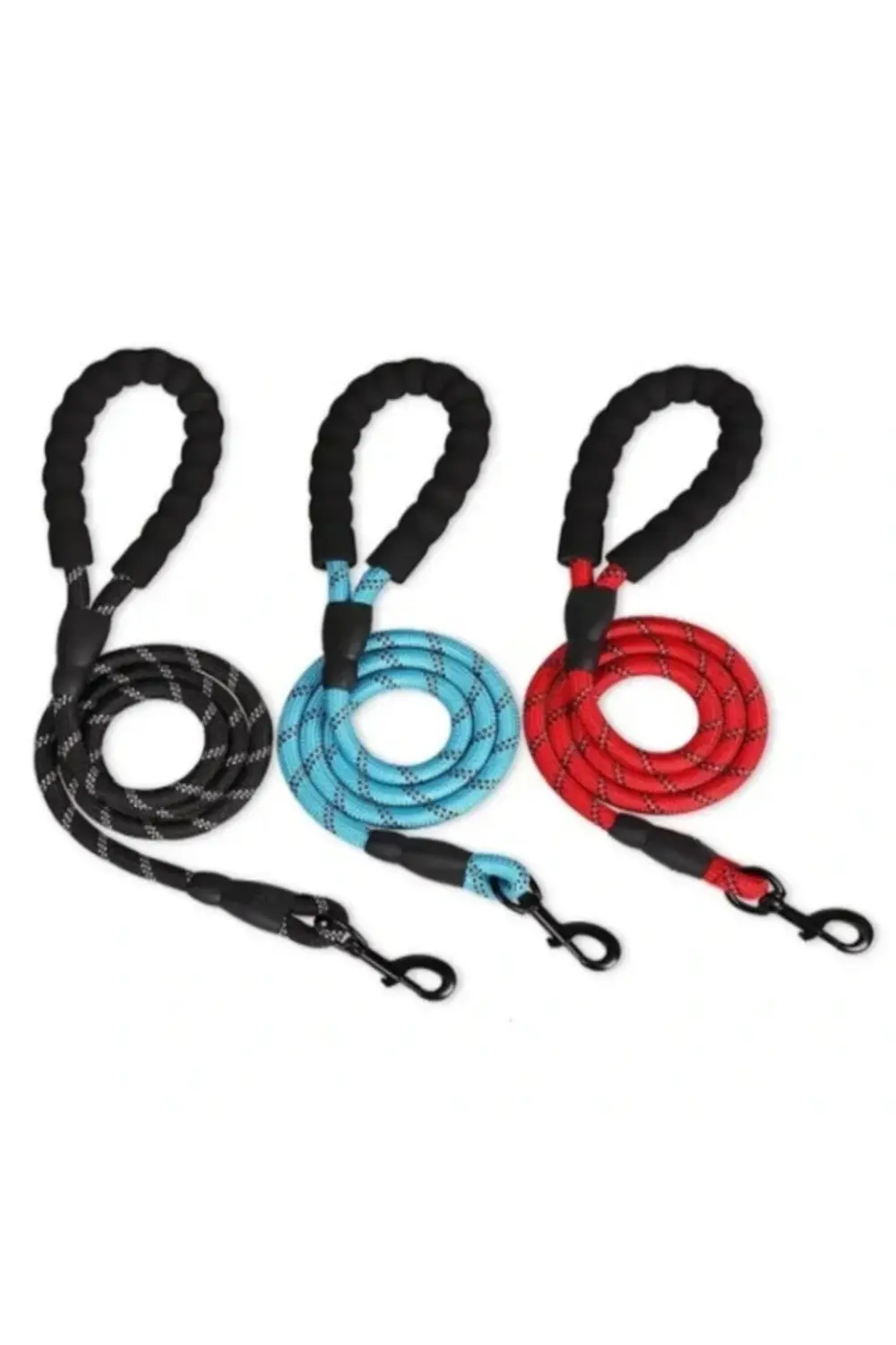 Evcil Hayvan Reflektörlü Fitil Gezdirme Tasması 8 mm x 120 cm