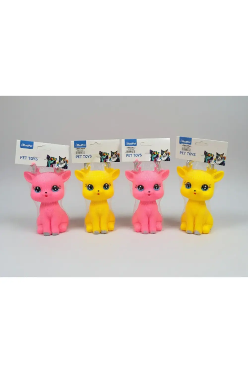 Evcil Hayvan Sesli Geyik Şeklinde Plastik Oyuncak