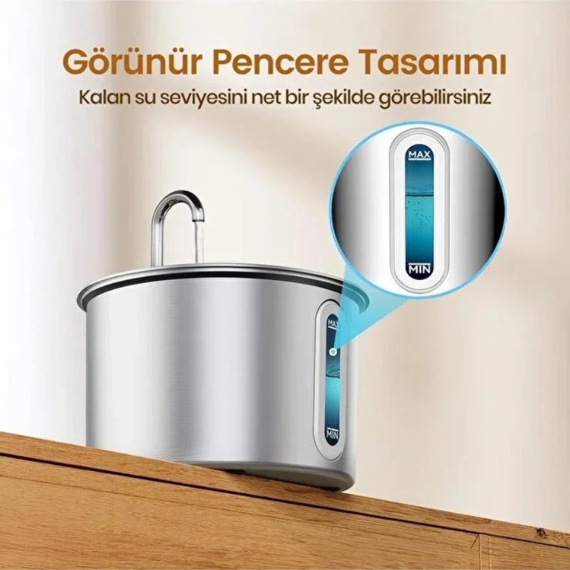 Evcil Hayvan Su Pınarı - Paslanmaz Çelik - 2.2 Litre Kapasite Fiyatı, Yorumları ve Özellikleri