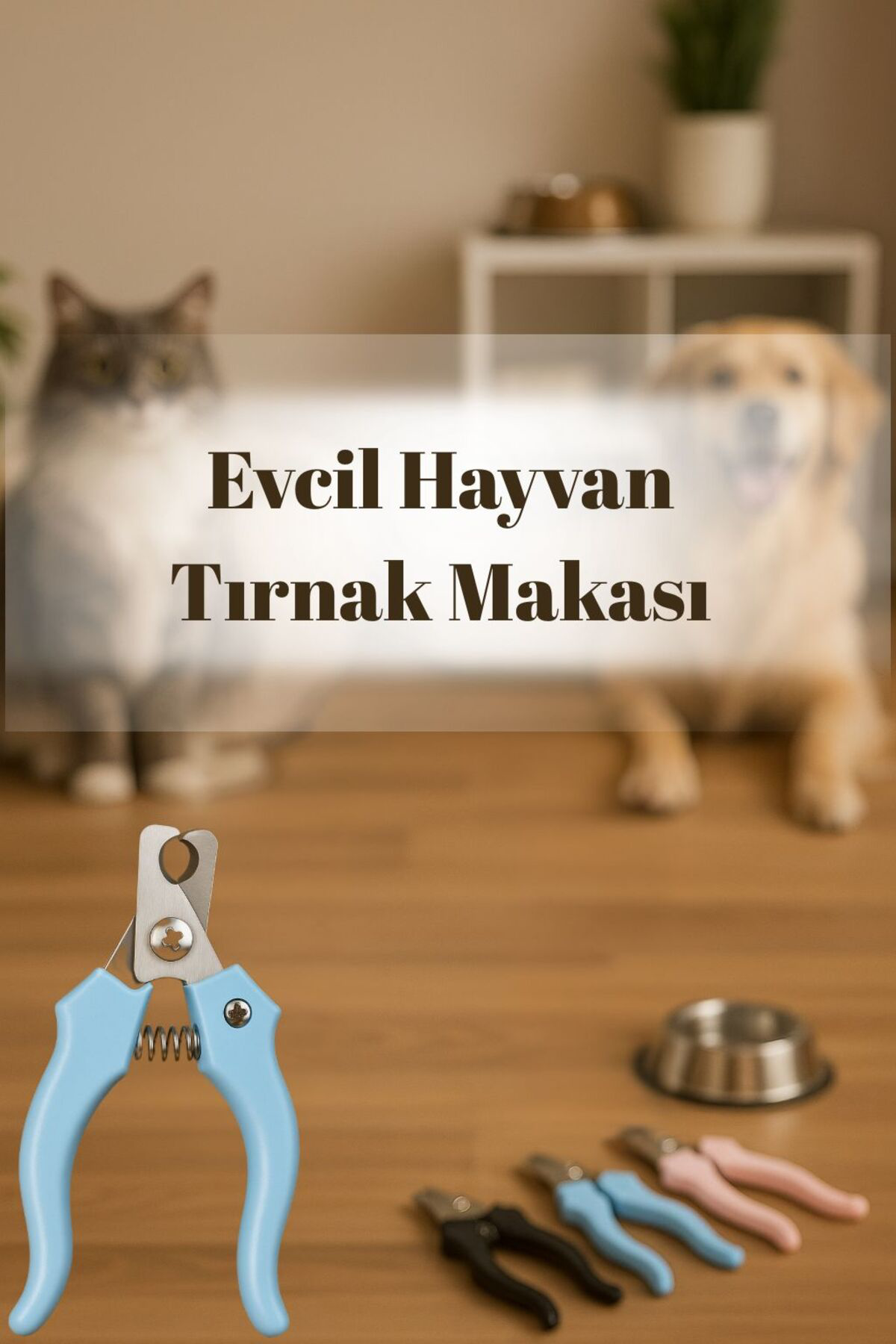 Evcil Hayvan Tırnak Makası – Kedi ve Köpekler İçin Ergonomik Tasa