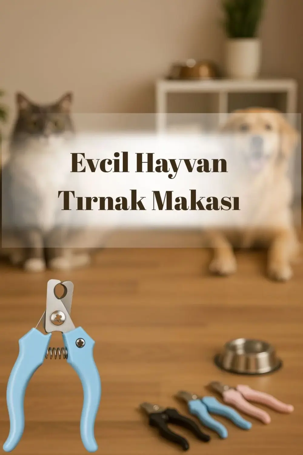 Evcil Hayvan Tırnak Makası – Kedi ve Köpekler İçin Ergonomik Tasa