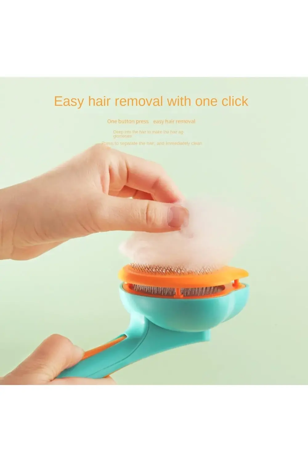 Gigi Panda Evcil Hayvan Tüy Alma Tarağı - Kendini Temizleyen Kedi Köpek Tüy