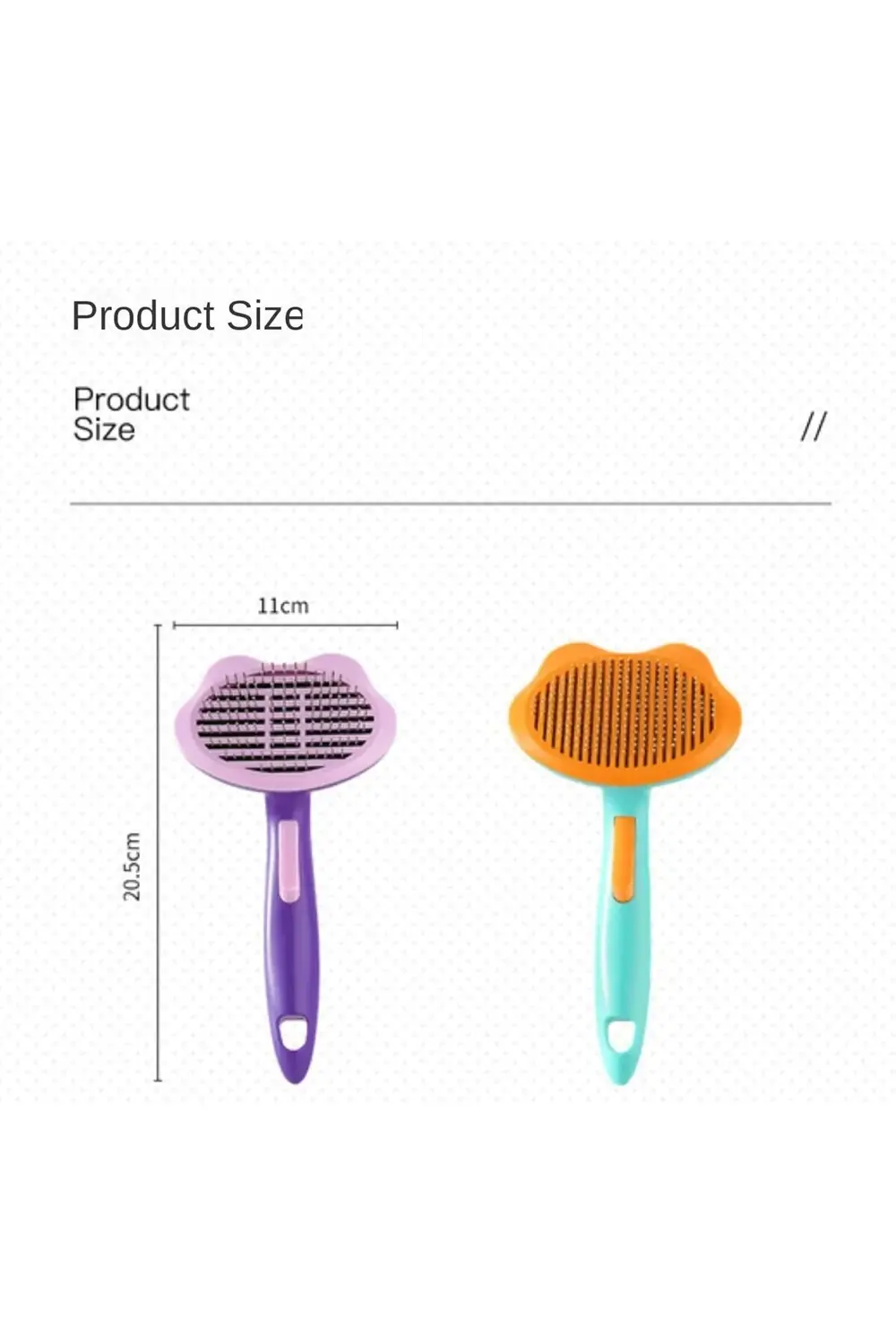 Gigi Panda Evcil Hayvan Tüy Alma Tarağı - Kendini Temizleyen Kedi Köpek Tüy