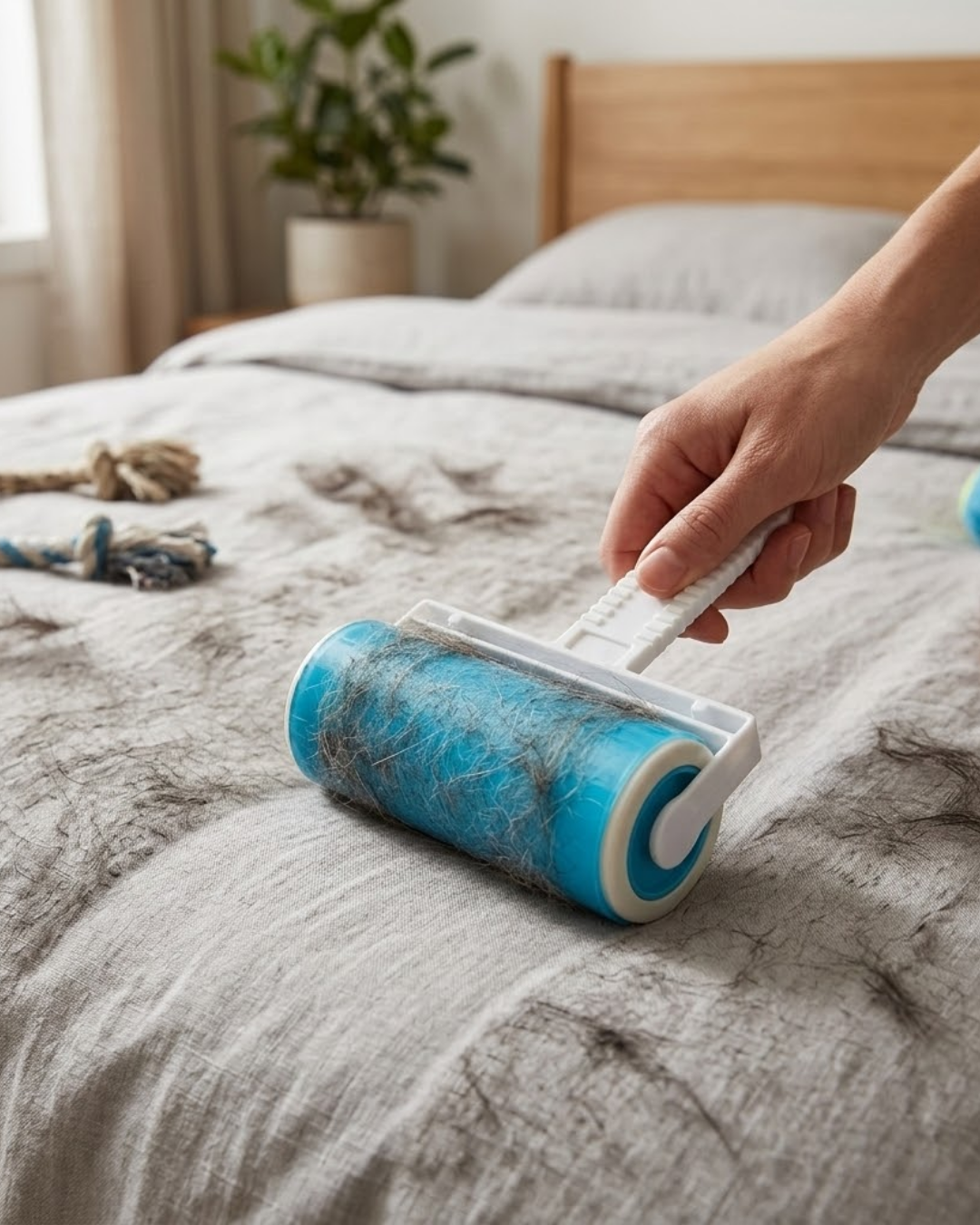 Evcil Hayvan Tüy Toplama Rulosu Kıyafet Koltuk Halı Temizleme Yık