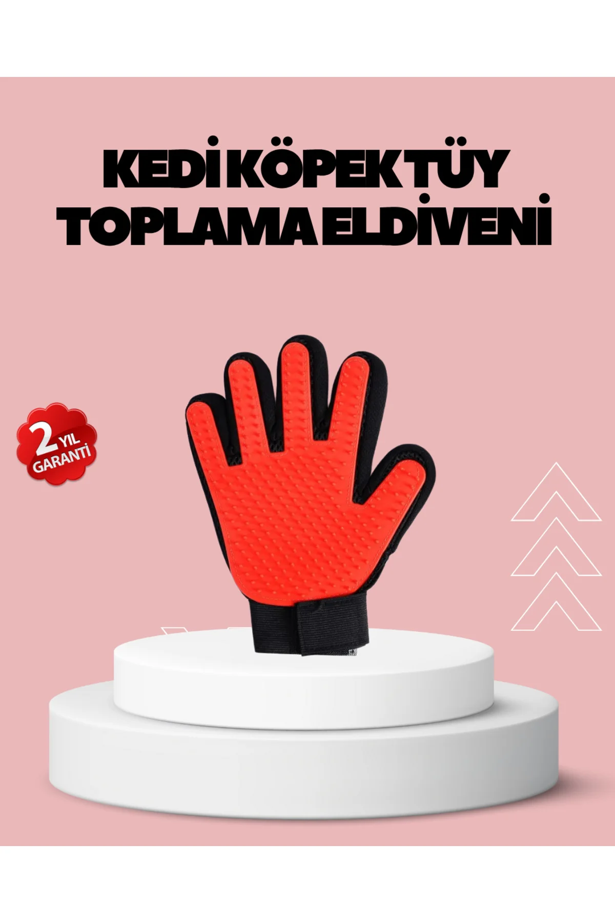 Evcil Hayvanlar İçin Tüy Dökülme Önleyici Eldiven – Masaj ve Temi