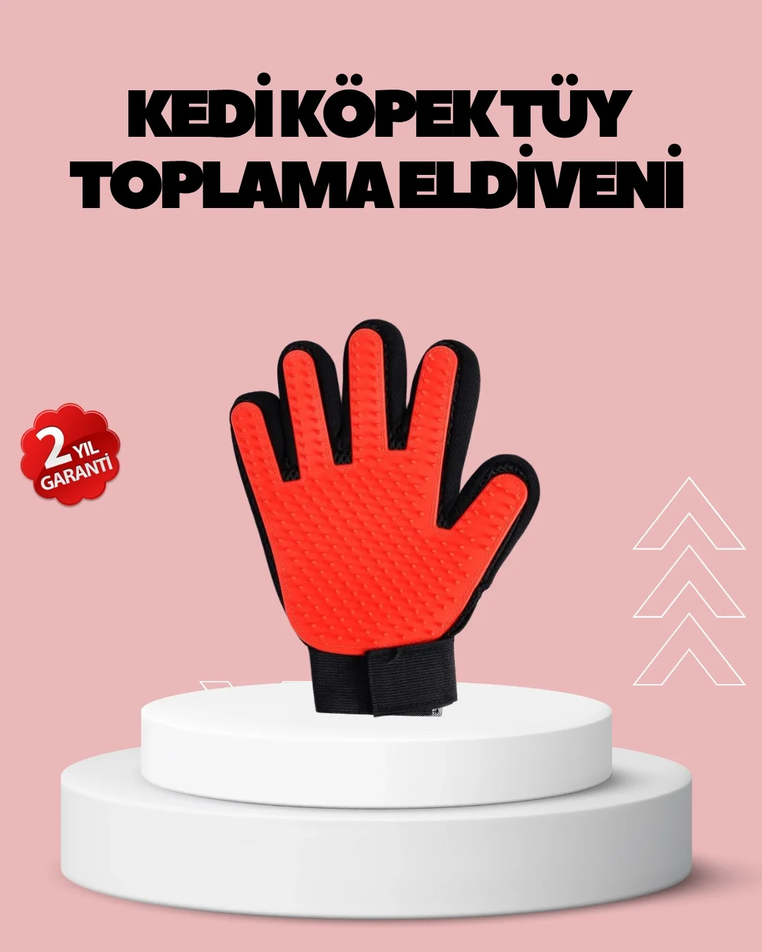 Evcil Hayvanlar İçin Tüy Dökülme Önleyici Eldiven – Masaj ve Temi