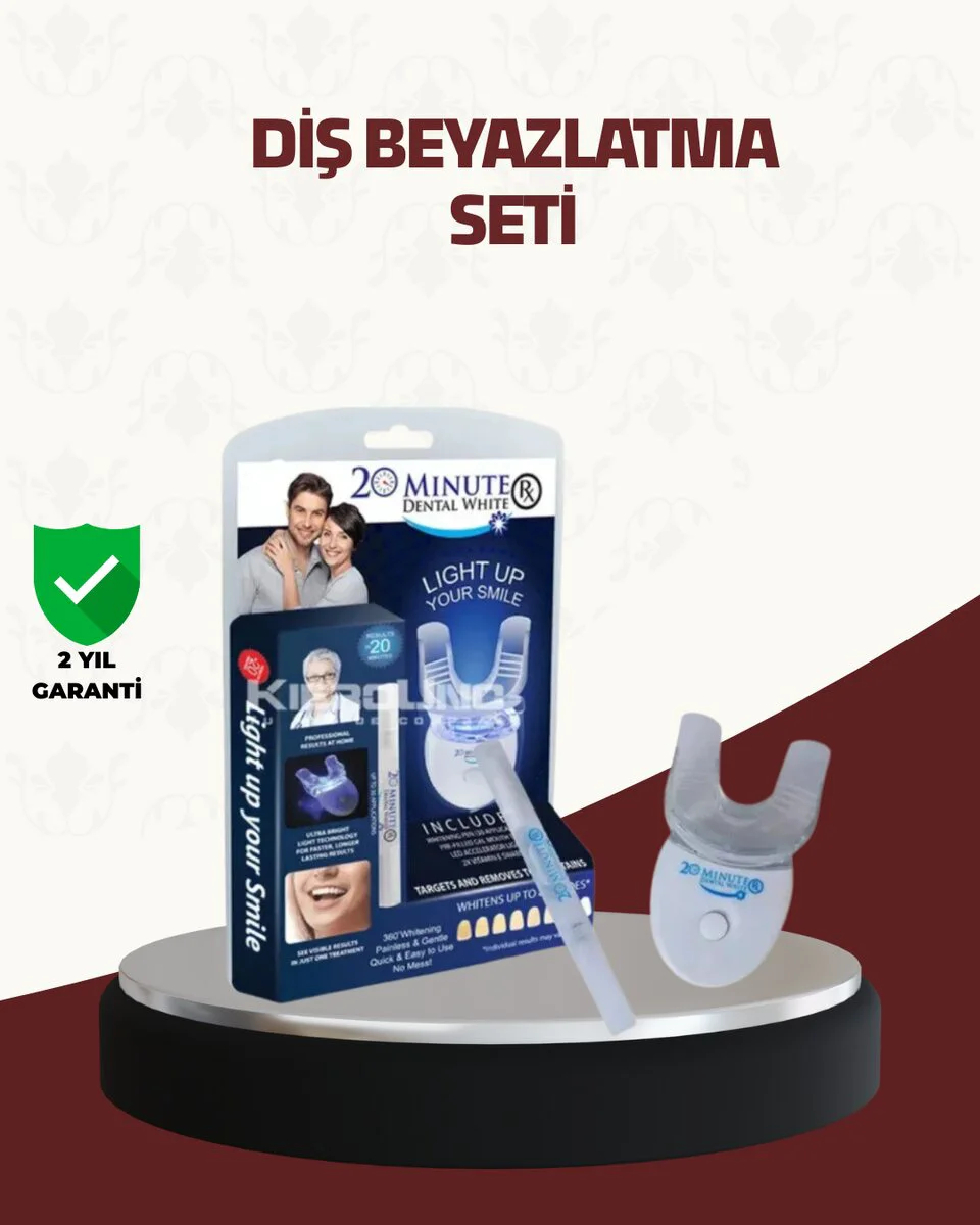 Evde Kullanıma Uygun LED Diş Beyazlatma Kiti - Profesyonel Sonuç İçin