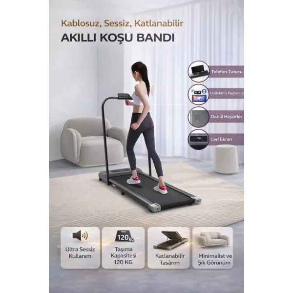 Evde Kullanıma Uygun Akıllı Koşu Bandı ile Etkili Egzersiz