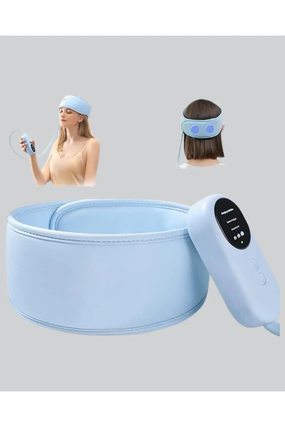 Evde Spa Etkisi Sunan Isıtmalı Baş Masaj Cihazı