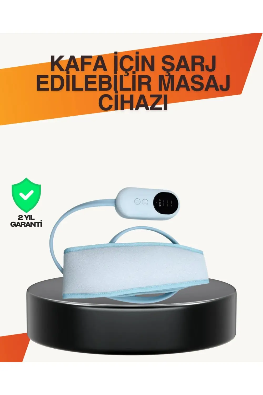 Evde Spa Etkisi Sunan Isıtmalı Baş Masaj Cihazı
